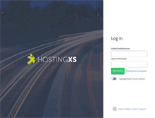 Tablet Screenshot of controlpanel.hostingxs.nl